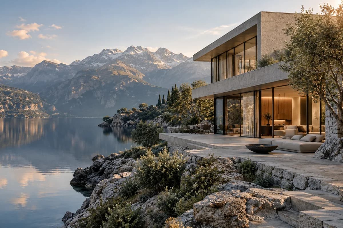 Arquitectura contemporánea del escenario Forma